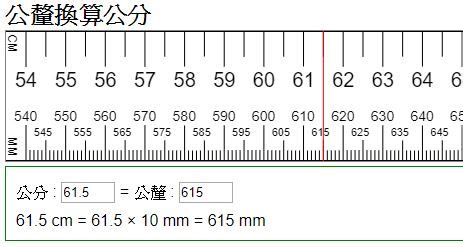 45釐米幾公分